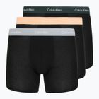 Boxeralsó Calvin Klein LV00NB4394 Brief 3 pairs black with/darkest spruce wb/black w