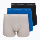 Férfi boxeralsó Calvin Klein 0000U2662G Trunk 3 pairs classic blue/porpoise/black