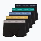 Boxeralsó Calvin Klein LV00NB4412 Low Rise Trunk 5 pairs of black bodies with driftwood/moonlight