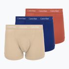 Férfi boxeralsó Calvin Klein 0000U2662G Trunk 3 pairs sodalite blue/redwood/white pepper