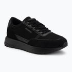 Férfi cipők Calvin Klein HM0HM02215 City Runner Laceup Nylon Recycled Suede triple black