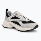 Női cipők Calvin Klein HW0HW03140 Hike Run Stripe Mesh Met black/silver/light grey