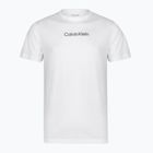 Férfi póló Calvin Klein 000NM2748E Crew Neck classic white w/ blue nights