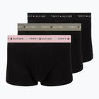 Férfi boxer nadrág Tommy Hilfiger Trunk WB 3 pack utility sage/black/bonita pink
