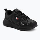 Férfi cipők Tommy Jeans Runn Leather triple black