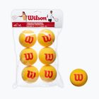Wilson Starter Tour Foam Tball gyermek teniszlabda készlet 6 db sárga WRZ259300