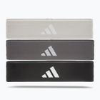 adidas Ellenállóképességi szalag edzőgumi szett 3 db fekete/ szürke/ fehér