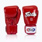 Boxkesztyű Fairtex Universal "Tight-Fit" Design red