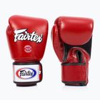 Fairtex Universal Lélegző piros bokszkesztyű