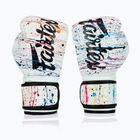 Rękawice boskerskie Fairtex Microfiber Art Collections Painter white