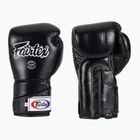 Fairtex stílusos szögletes sparring boxkesztyű - Locked Thumb fekete