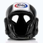 Fairtex Muay Thai verseny boksz sisak fekete