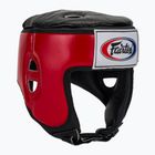 Sisak ochronny Fairtex Muay Thai & Kickboxing Competition red