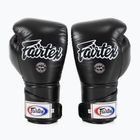 Fairtex stílusos szögletes sparring boxkesztyű - Locked Thumb fekete