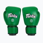 Boxkesztyű Fairtex Real Leather Boxing green