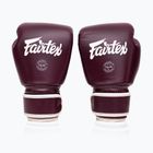 Boxkesztyű Fairtex Real Leather Boxing maroon