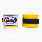 Fairtex Handwraps bokszkötszer 300 cm sárga