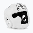 Box fejvédő dziecięcy Fairtex Headguard for Kids white