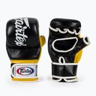 Fairtex Super Sparring Grappling kesztyű fekete/sárga