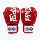 Boxkesztyű Fairtex Deluxe Tight-Fit red