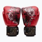 Fairtex Golden Jubilee piros bokszkesztyű