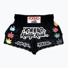 Férfi edzőshort YOKKAO Khalifa Kush Muay Thai black