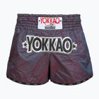 Férfi edzőshort YOKKAO Lunar Muay Thai iridescent blue grey