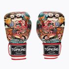 Top King Boxing Culture fehér/piros TKBGCT-1C1 bokszkesztyűk