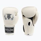 Top King Muay Thai bokszkesztyűk Super Air fehér