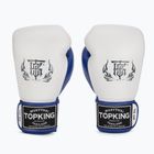 Top King Boxing Reborn fehér/kék bokszkesztyű