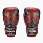 Top King Boxing Dragon piros/fekete bokszkesztyűk