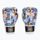 Top King Boxing Wild Tiger fekete/fehér bokszkesztyűk