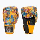 Top King Boxing Wild Tiger fekete/sárga bokszkesztyűk