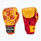Top King Boxing kesztyű Dragon sárga