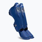 Top King Pro Semi Leather kék sípcsont- és lábfejvédők