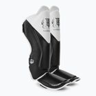 Top King Shin Guards sípcsont- és lábfejvédők Blend fekete/fehér