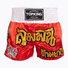 Top King Thai Boxing edző rövidnadrág piros/fehér