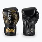 Boxkesztyű Fairtex Glory Kickboxing Competition Training Boxing black/gold
