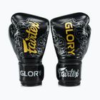 Boxkesztyű Fairtex Glory Kickboxing Competition Training Boxing black/silver