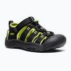 Gyerek szandálok KEEN Newport H2 black/lime green
