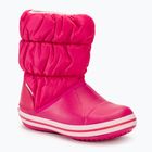 Crocs Winter Puff Kids candy pink gyerek hótaposó