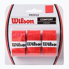Wilson Profile Overgrip piros WRZ4025RD+ Teniszütő csomagolása
