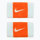 Nike Swoosh dupla széles csuklópánt 2 db gleccserkék/biztonsági narancs/gleccserkék
