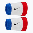 Csuklópántok Nike Swoosh Classic Doublewide Wristbands 2 db Game Royal/University Red/Black