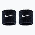 Frottír csuklópántok Nike Swoosh Classic Wristbands 2 db black/white