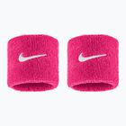 Frottír csuklópántok Nike Swoosh Classic Wristbands 2 db vivid pink/white
