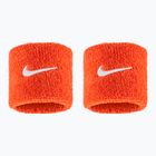 Frottír csuklópántok Nike Swoosh Classic Wristbands 2 db team orange/white