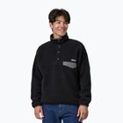 Férfi melegítőfelső Patagonia Synch Snap-T P/O black w/forge grey