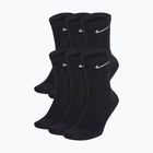 Nike Everyday Cushioned 6 pár fekete/fehér zokni