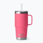 Termoszbögre YETI Rambler Straw 739 ml tropical pink